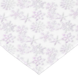 Pink Tint Christmas snowflake tablecloth