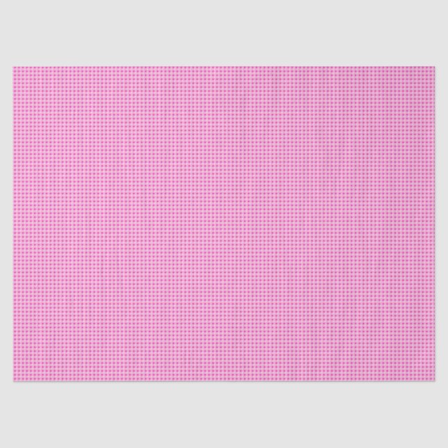 Pink Tiny Polka Dots Tissue Paper (Front)