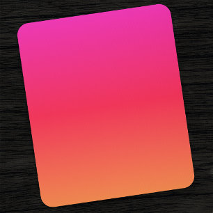 Pink to Orange Modern Gradient Mouse Mat