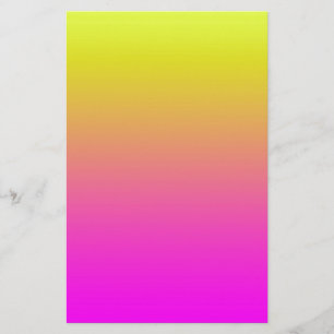 Pink to Yellow Gradient Gradation Sunset Beach Sun