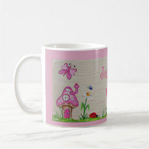 Pink Toadstool Mug