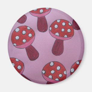 Pink Toadstool Products Magnet