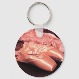 Pink Toe Shoes Photo Key Ring