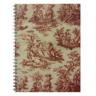 Pink Toile Notebook