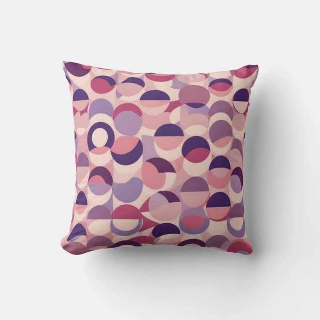 Pink Tone Contemporary Design  Cushion (Front)