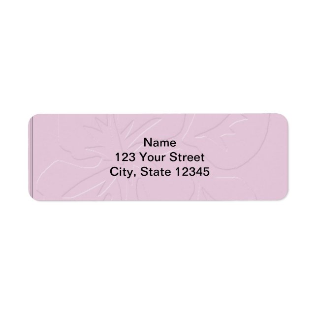 Pink Tone on Tone Hibiscus (Front)