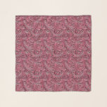 Pink tooled embossed leather floral cowgirl scarf<br><div class="desc">Pink floral tooled,  embossed leather design,  western,  country style leather design. Available in more colours.</div>