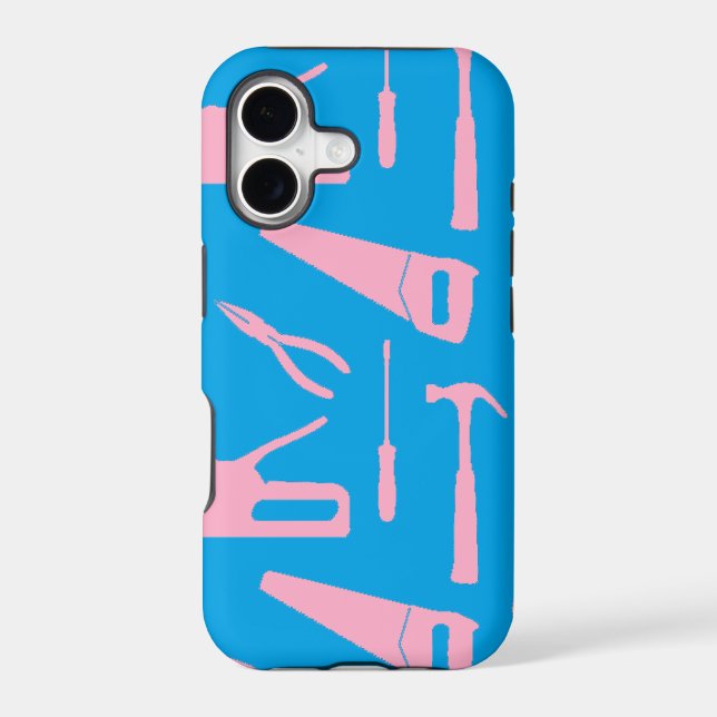 pink tools iphone case cover (Back)