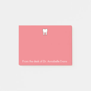 Pink Tooth Personalise Post-it Notes
