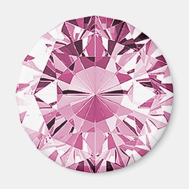 Pink Topaz Magnet (Front)