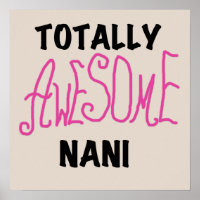 Pink Totally Awesome Nani T-shirts and Gifts