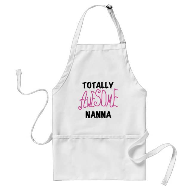 Pink Totally Awesome Nanna T-shirts and Gifts Standard Apron (Front)