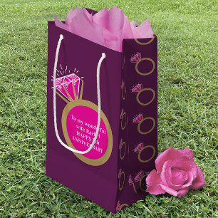 Pink Tourmaline Anniversary 5 years gift bag