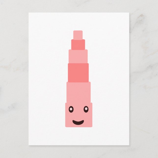 Pink Tower Montessori Postcard (Front)