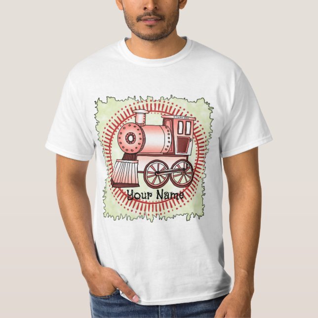 Pink Train t-shirt (Front)