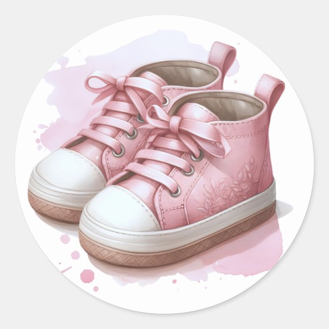 Pink Trainers Stickers (Front)