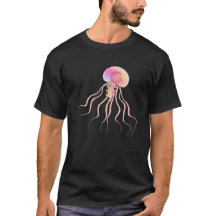 Pink translucent jellyfish