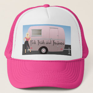 Pink Trash and Treasures logo Trucker Hat
