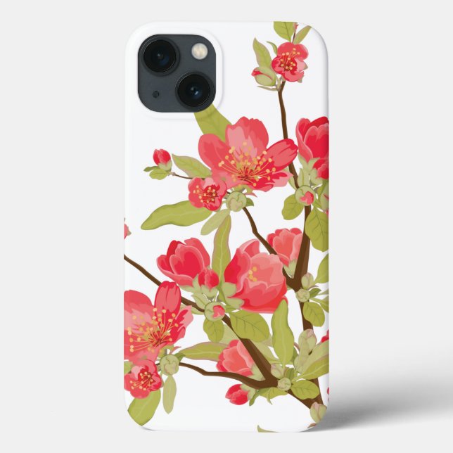 Pink Tree Blossoms iPad Mini Case (Back)