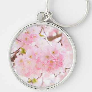 Pink Tree Cherry Blossom Key Ring