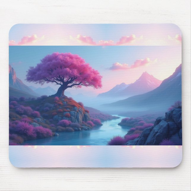 Pink Tree Mousepad (Creator Uploaded)