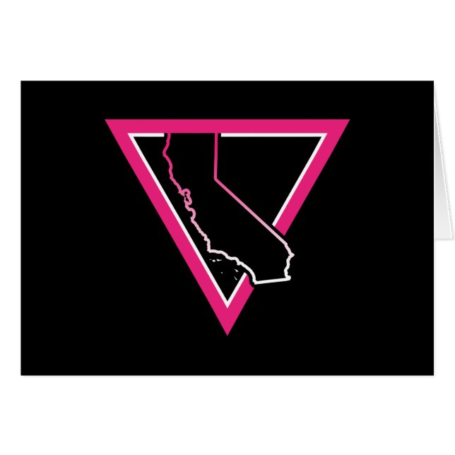 pink triangle california (Front Horizontal)