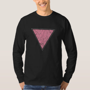 Pink Triangle LGBT Flag Gay Lesbian Bi Trans Pride T-Shirt