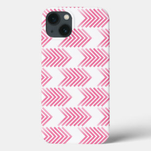 Pink Tribal Arrow Pattern iPhone 13 Case