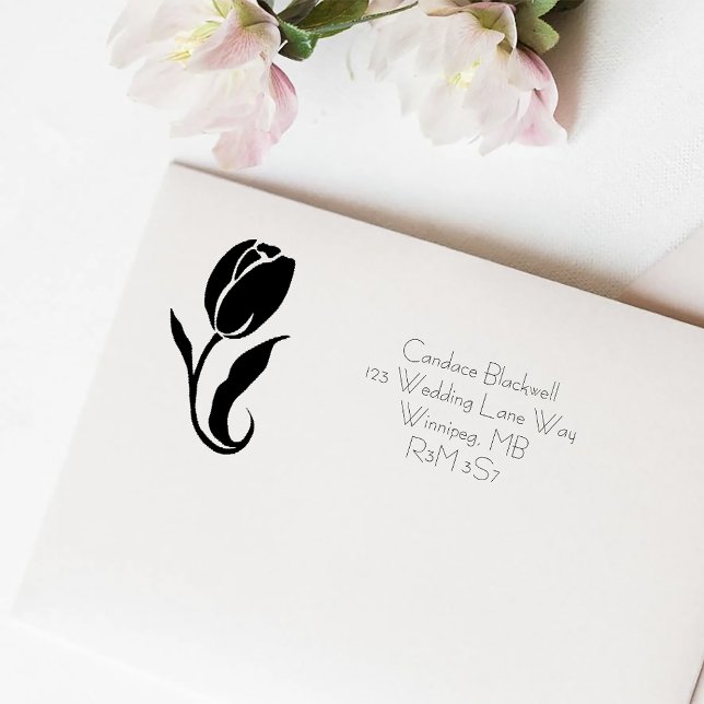 Pink Tribal Floral Self-inking Stamp (Creator Uploaded)