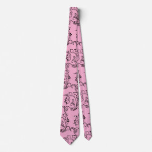 Pink Tribal Tie