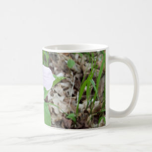 Pink trillium coffee mug