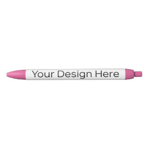Pink Trim Pen with Black Ink