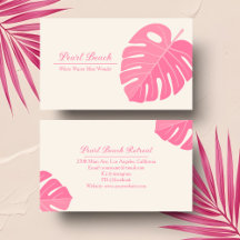 Pink Tropical Beach Vacation Rental