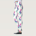 Pink Tropical Llama Leggings
