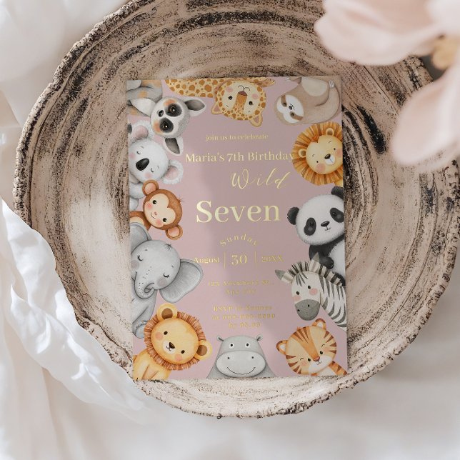 Pink Tropical Wild Jungle Safari Animals  (Creator Uploaded)