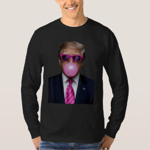 Pink Trump Bubble Gum T-Shirt