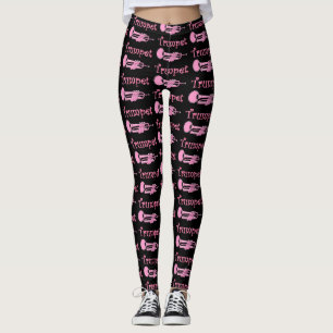 Pink Trumpet Leggings