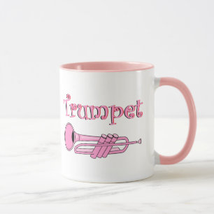 Pink Trumpet Mug