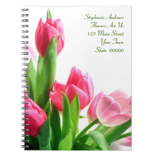Pink Tulip Bouquet Notebook