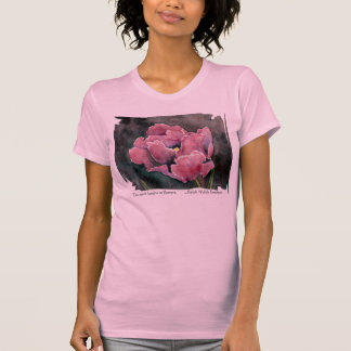 Pink Tulip Design T-shirt