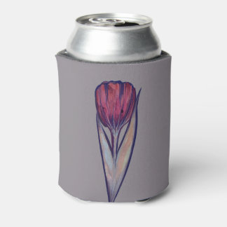 Pink Tulip Gentle Bloom of Spring Can Cooler
