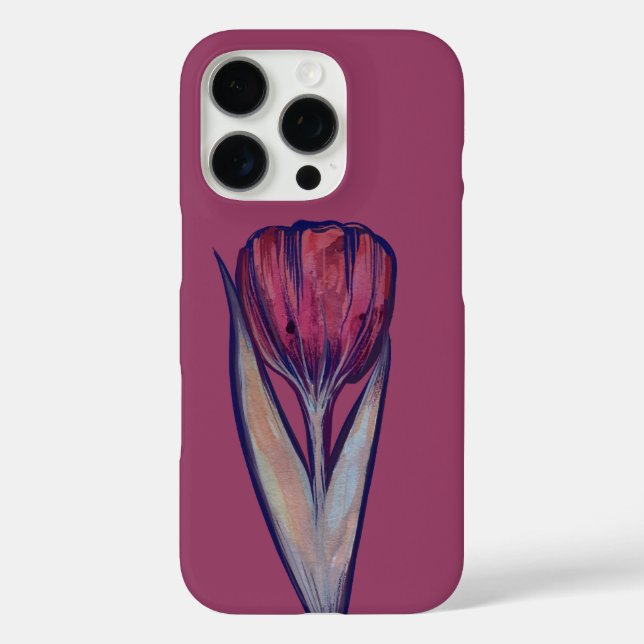 Pink Tulip Gentle Bloom of Spring                  Case-Mate iPhone Case (Back)