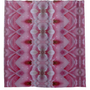 Pink Tulip Ikat 5 Shower Curtain
