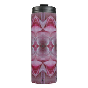 Pink Tulip Ikat Also Thermal Tumbler