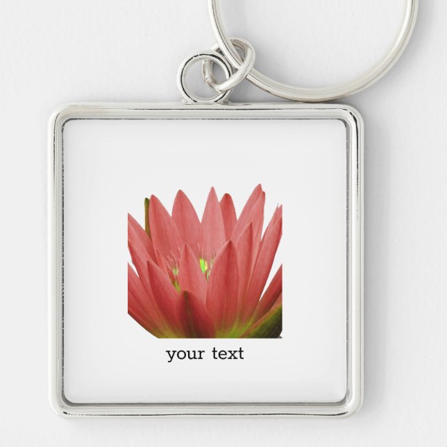 Pink Tulip Key Ring (Front)