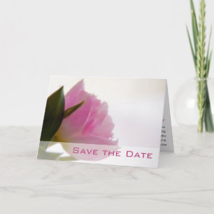 Pink Tulip • Save the Date Card