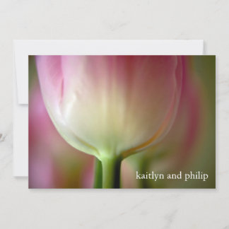 Pink Tulip • Wedding Invitation