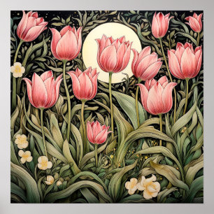 Pink Tulips Art Print