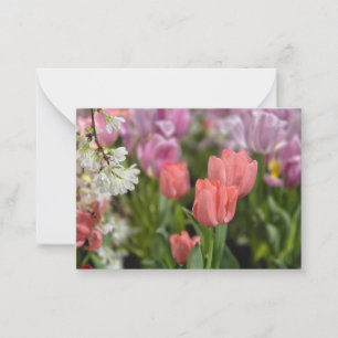 Pink Tulips Card