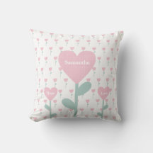 Pink Tulips Hearts Name Love Hope Cute Girly
